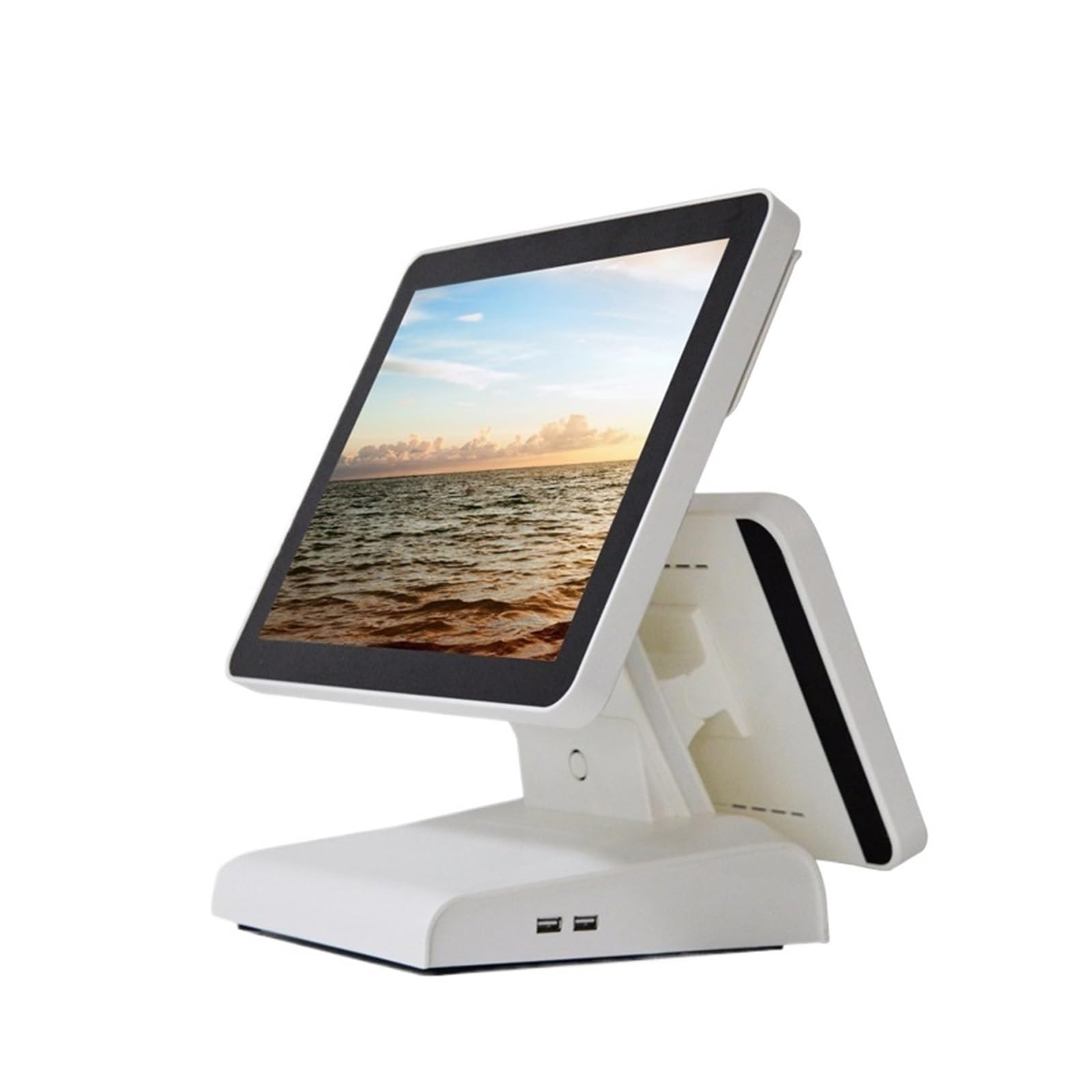 Amazon.co.jp: レジ POS システム 15 インチ デュアル ディスプレイ